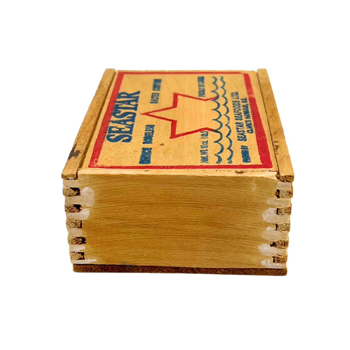 wooden cod fish box