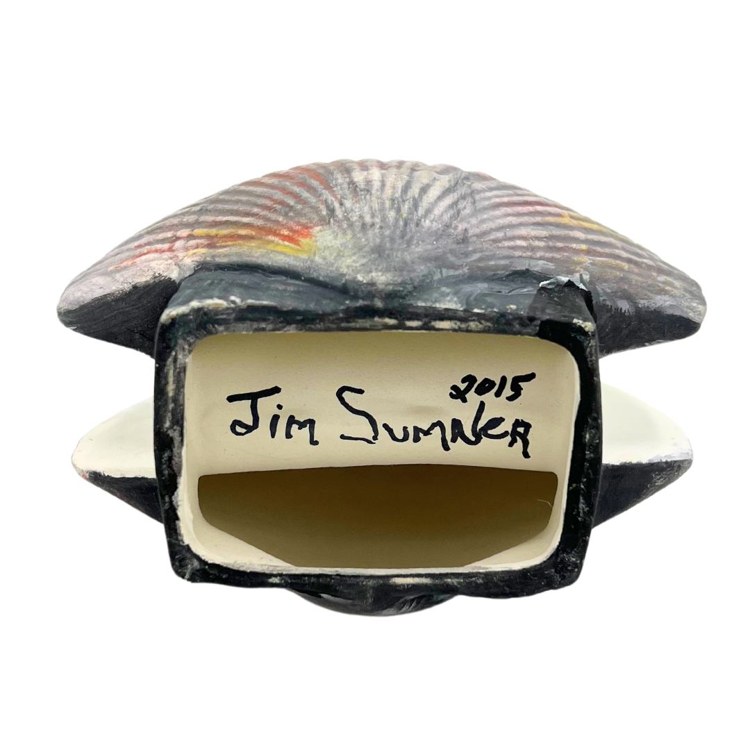 ceramic scallop napkin holder