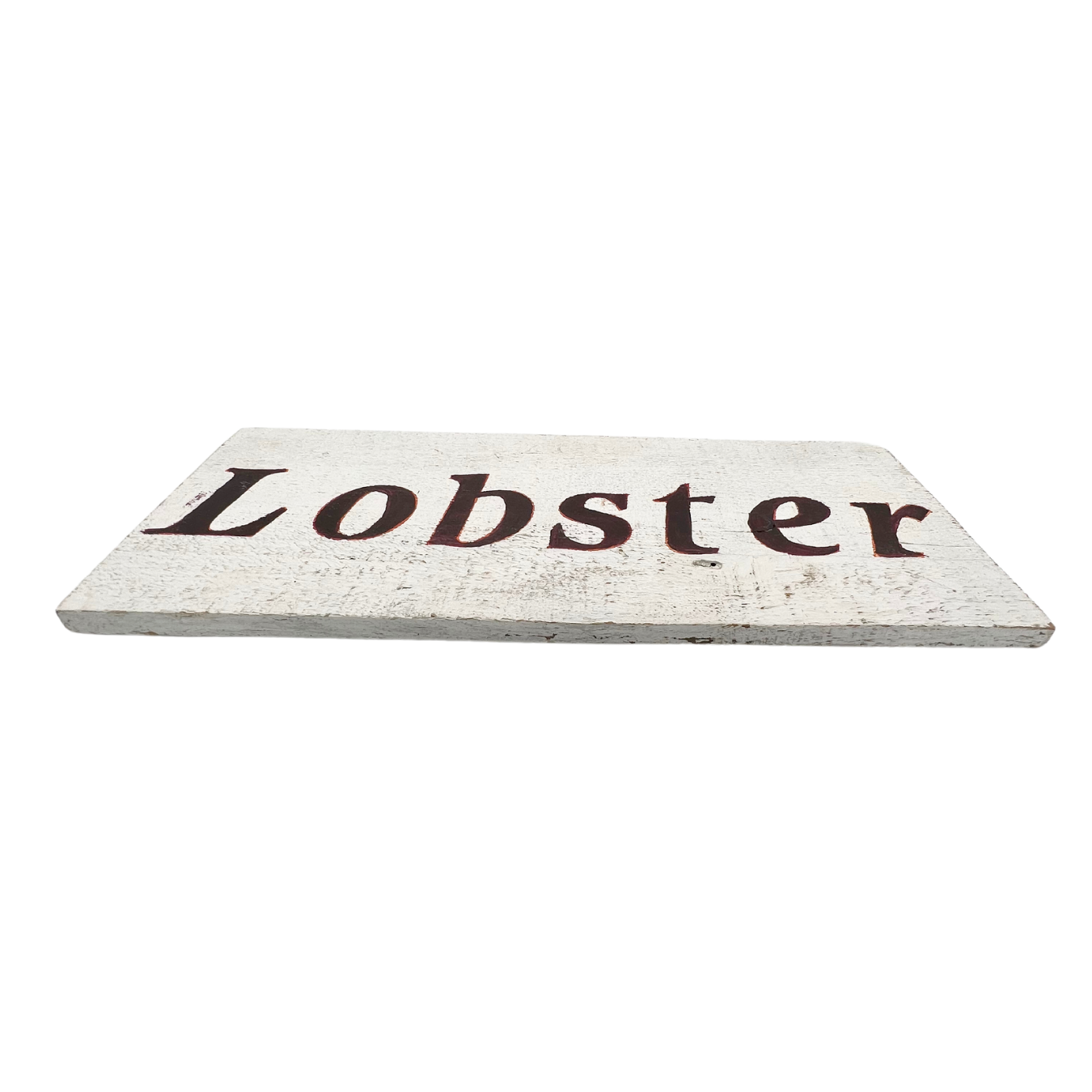 wooden lobster sign